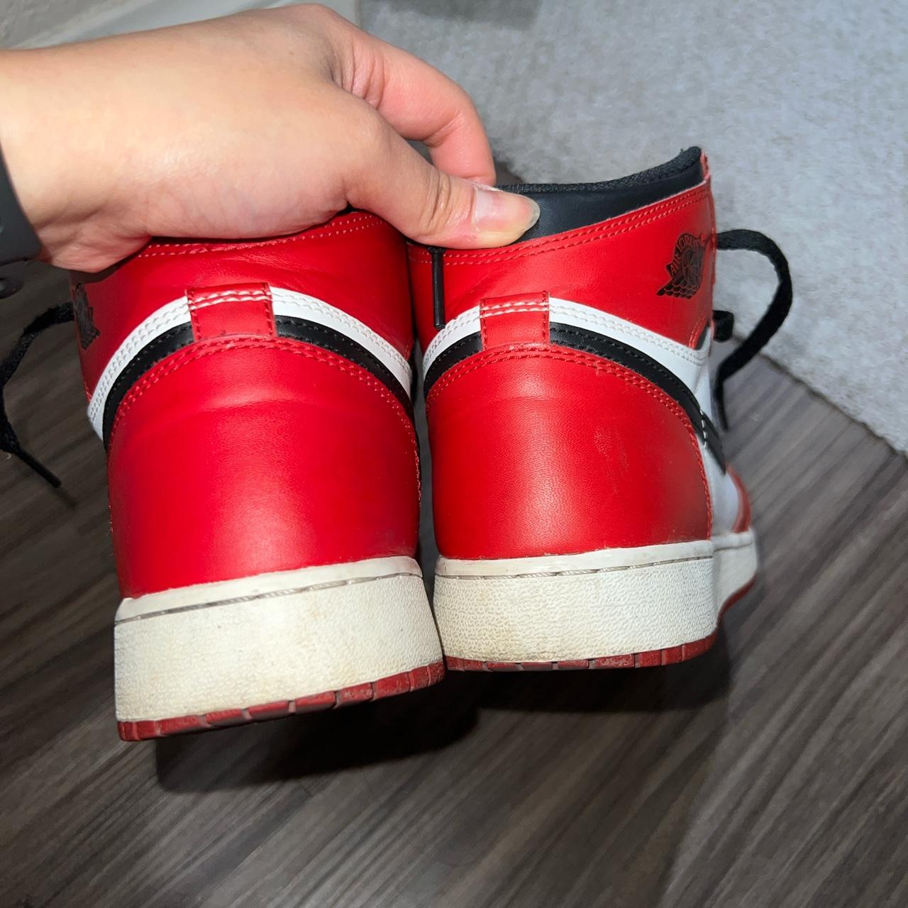 Nike Men's Red and White Trainers (4)