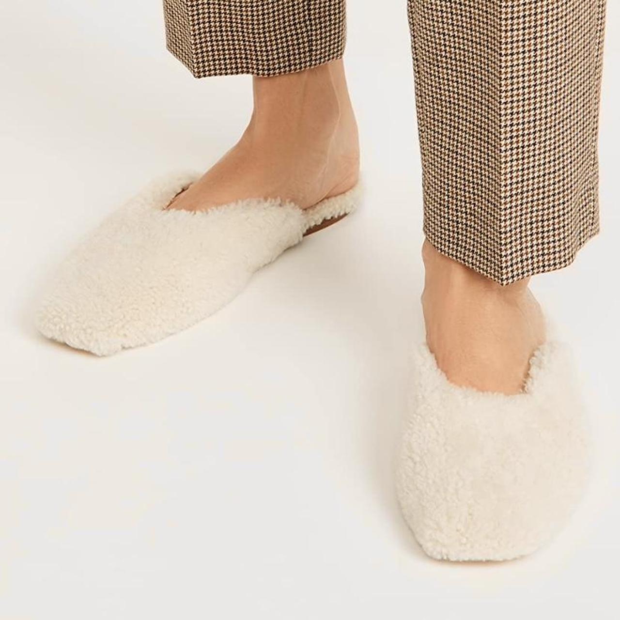 Jigsaw discount shearling slippers