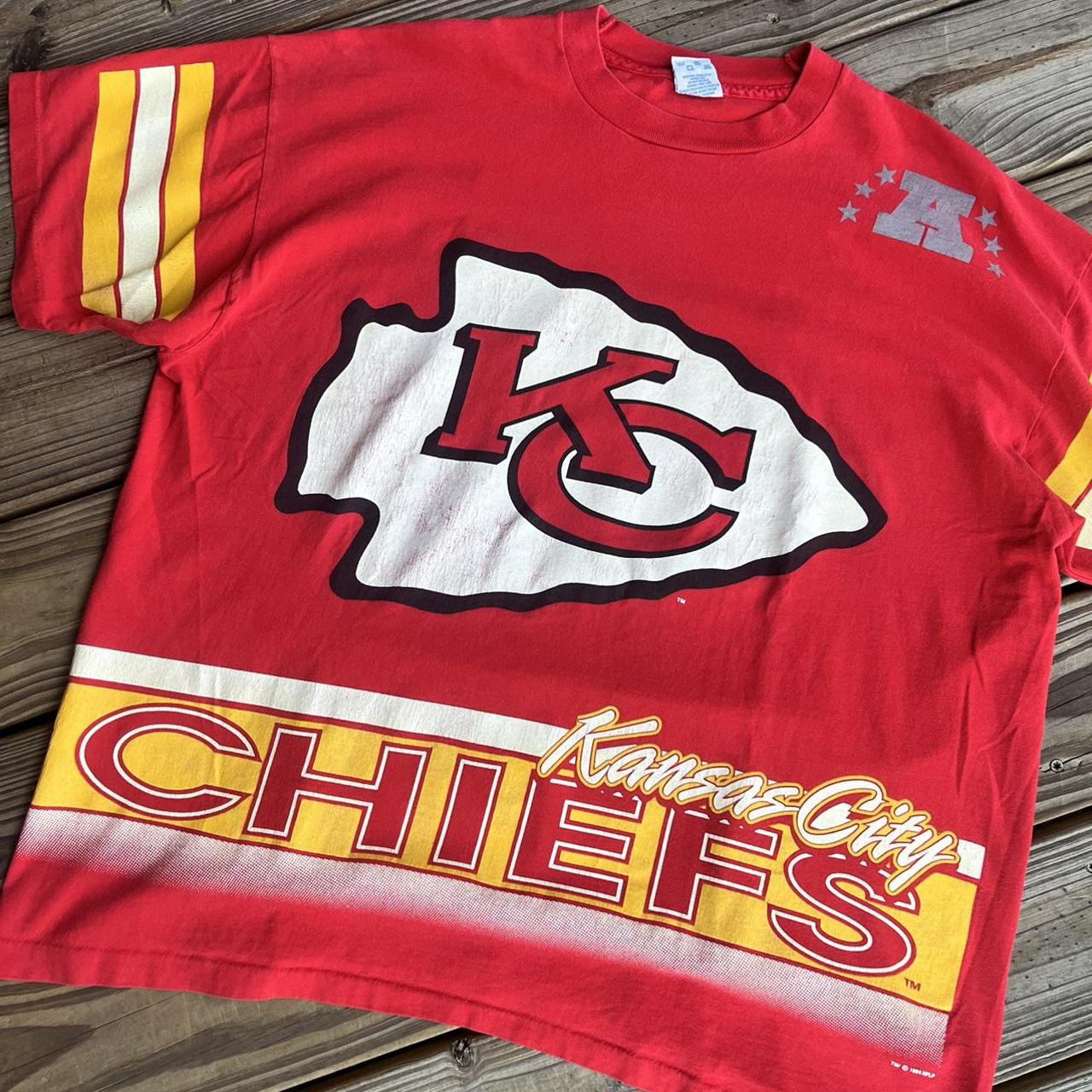 Vintage 1994 Kansas City Chiefs Salem sportswear all - Depop