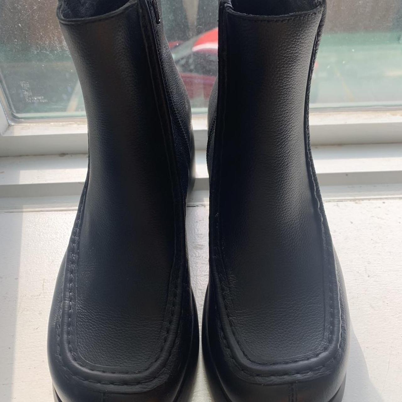 Camper Kaah Black Leather Ankle Boots Women Size US... - Depop