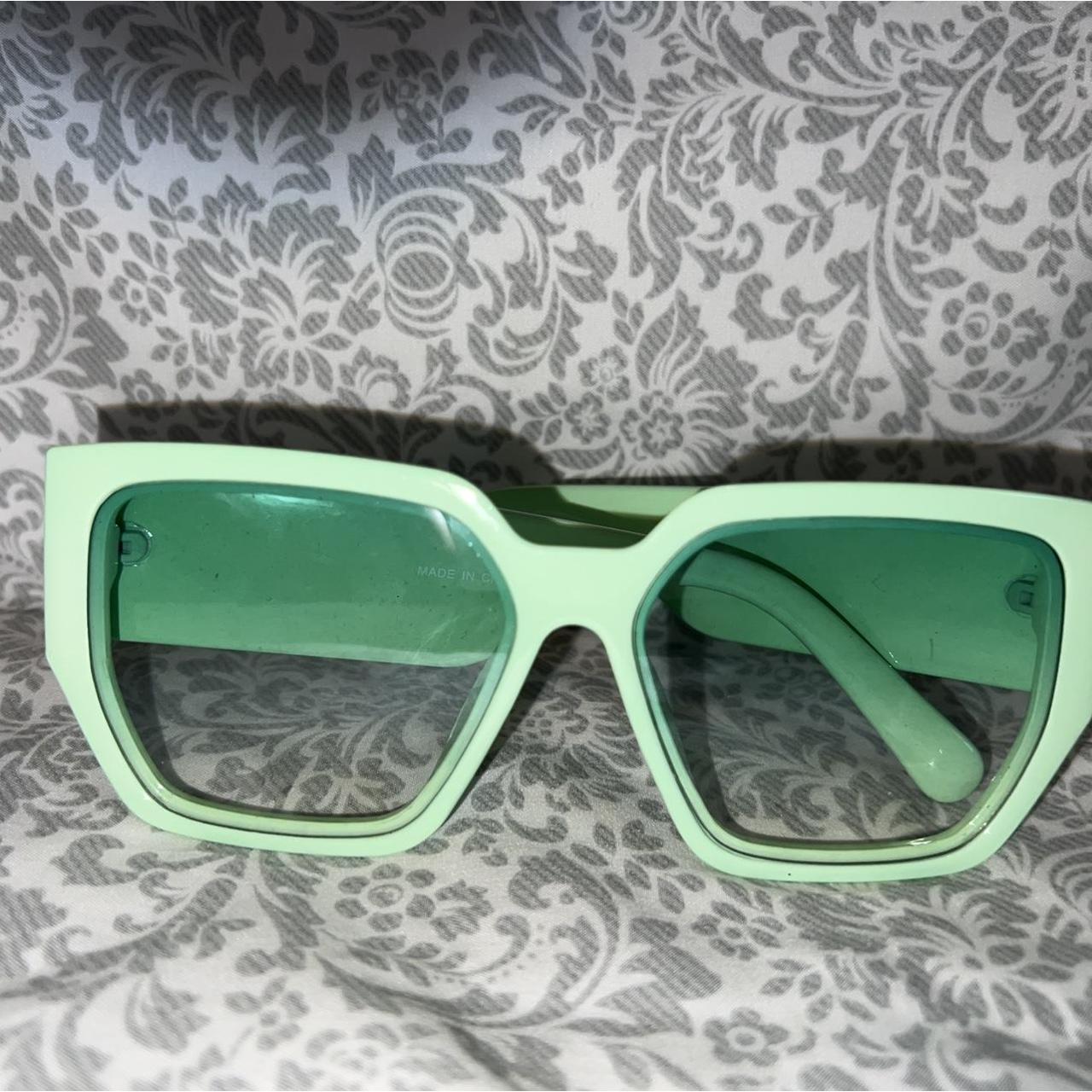 Women's Green Sunglasses Depop