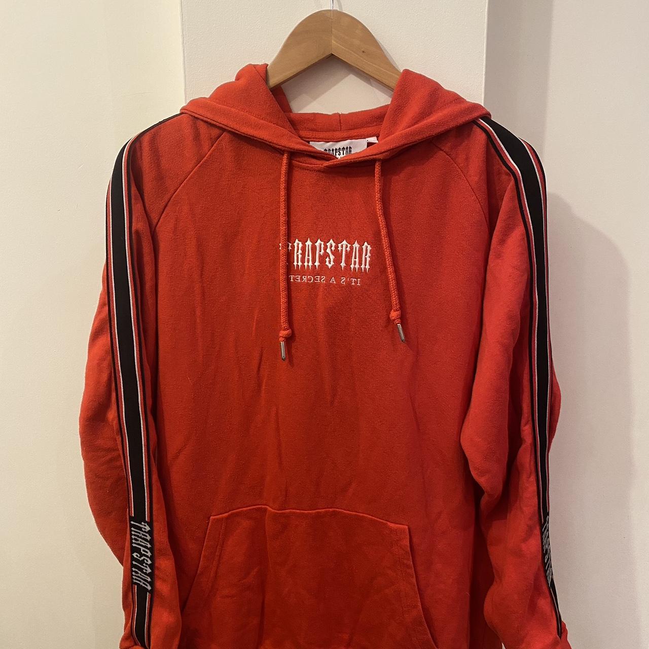 Trapstar red store hoodie