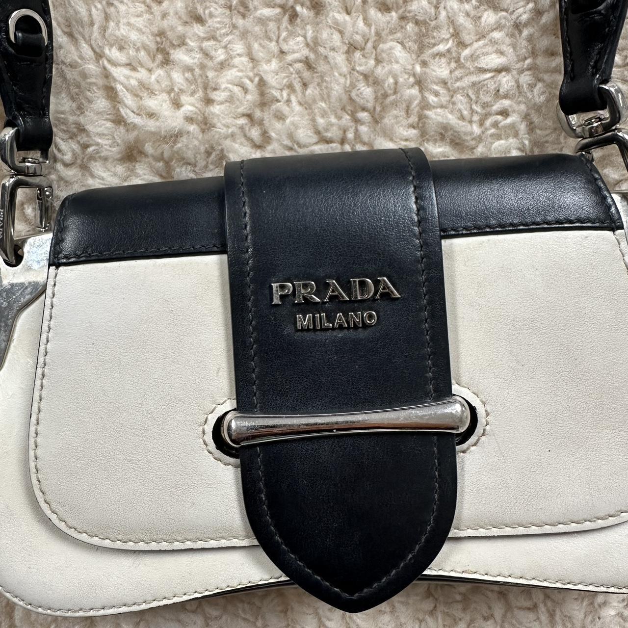 Prada Sidonie Bag Black And White Authentic Prada Sidonie Bag RRP