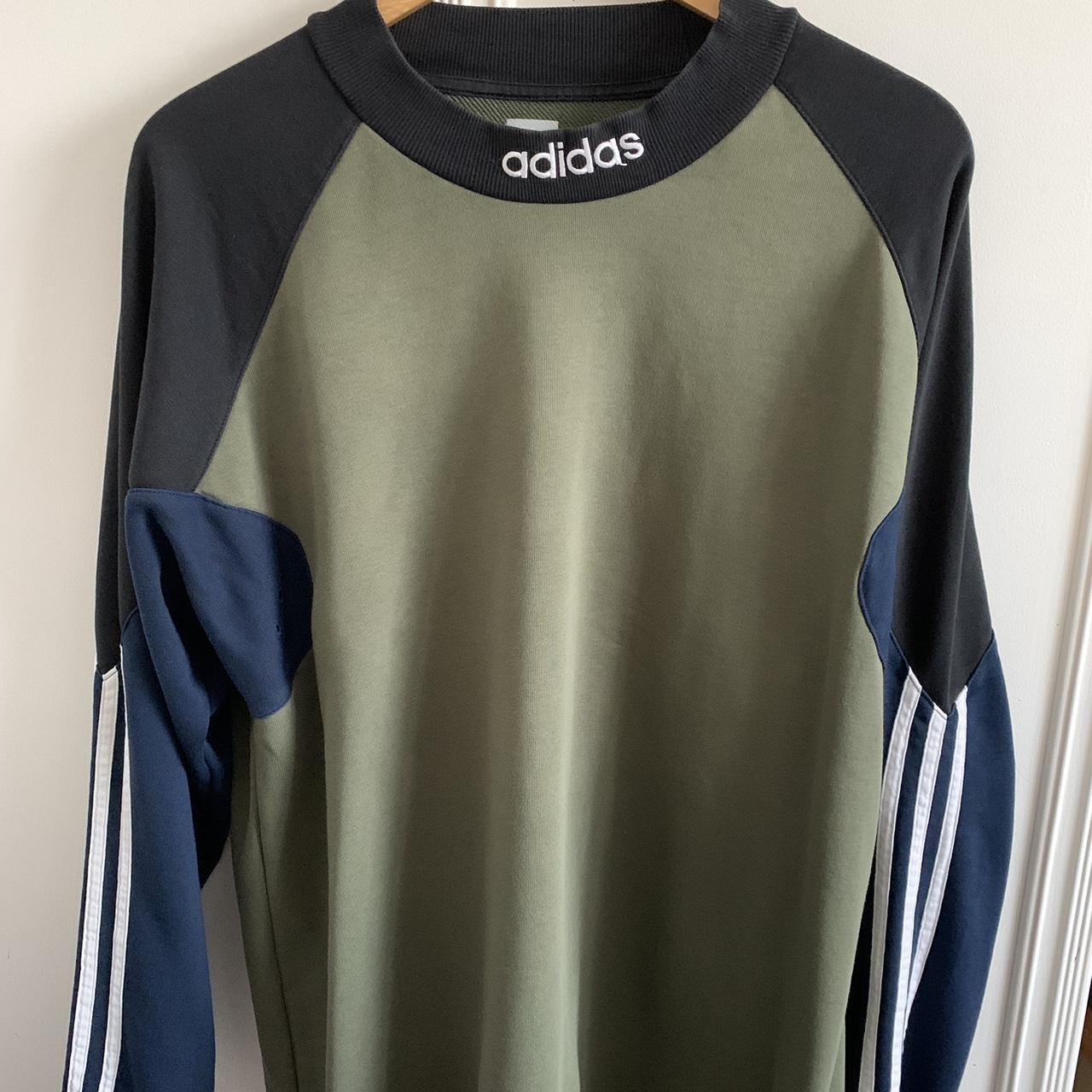 Adidas Khaki Goalkeeper Sweater 🌟Mint... - Depop