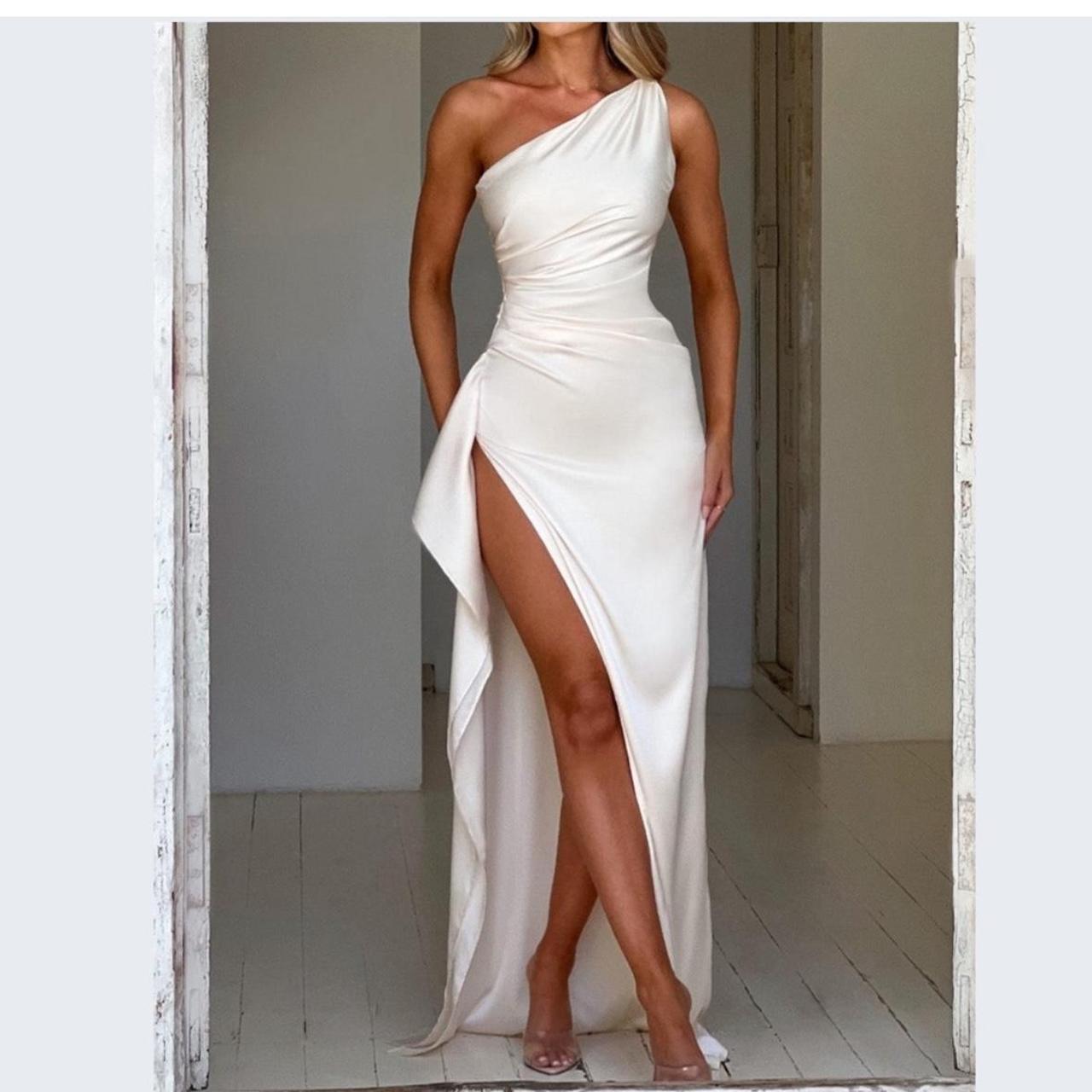 Babyboo Fashion Ivory Midi Dress Brand New, Never... - Depop