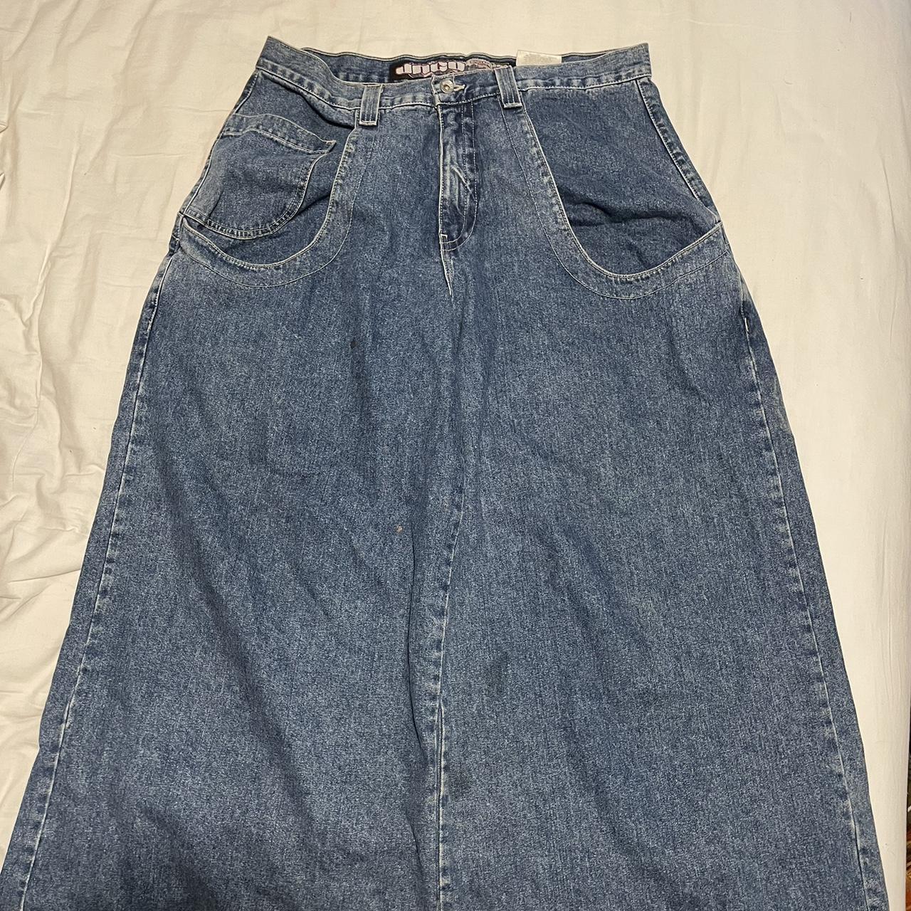 Endangered species JNCO jeans with giant pockets,... - Depop