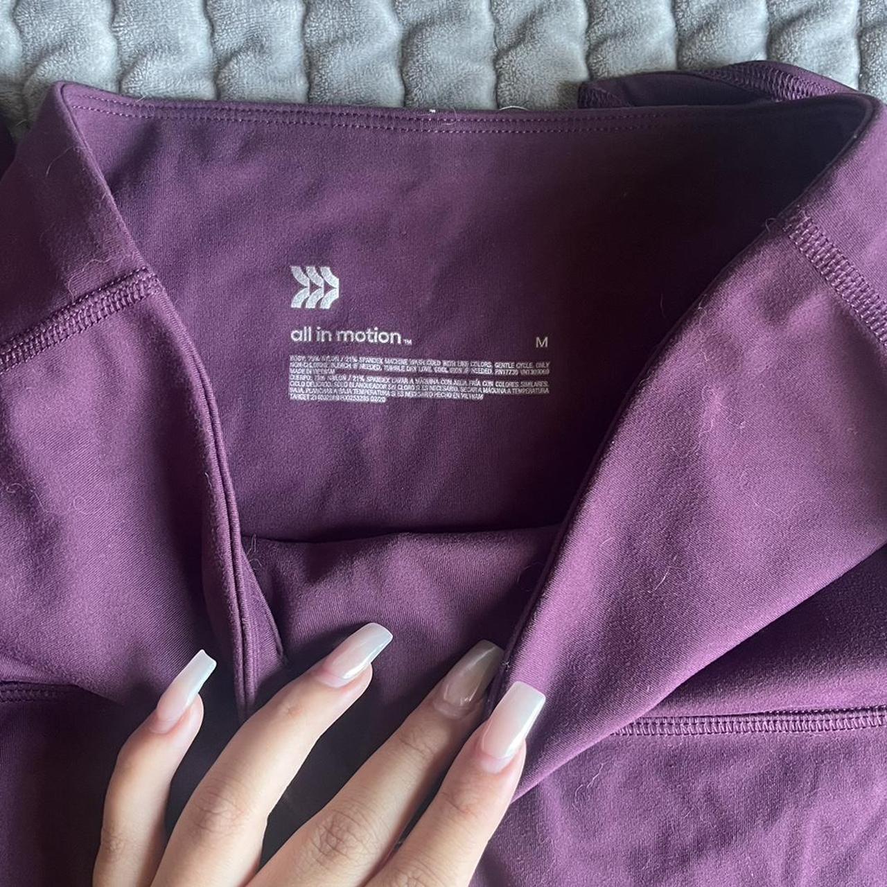 All in Motion Women's Burgundy Leggings (3)