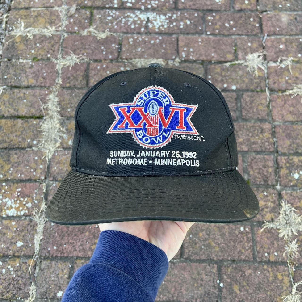 Item: Vintage 1992 NFL SuperBowl XXVI new era... - Depop