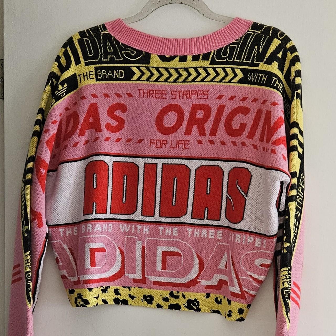 Adidas originals pink jumper hotsell