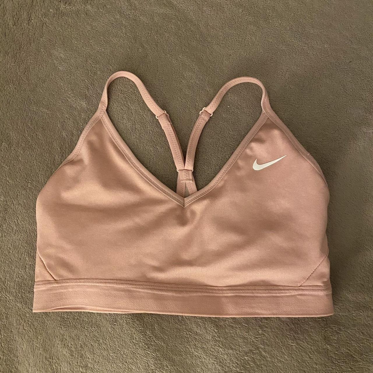 Pink Nike Sports Bra Only Worn A Few Times Great Depop 0131