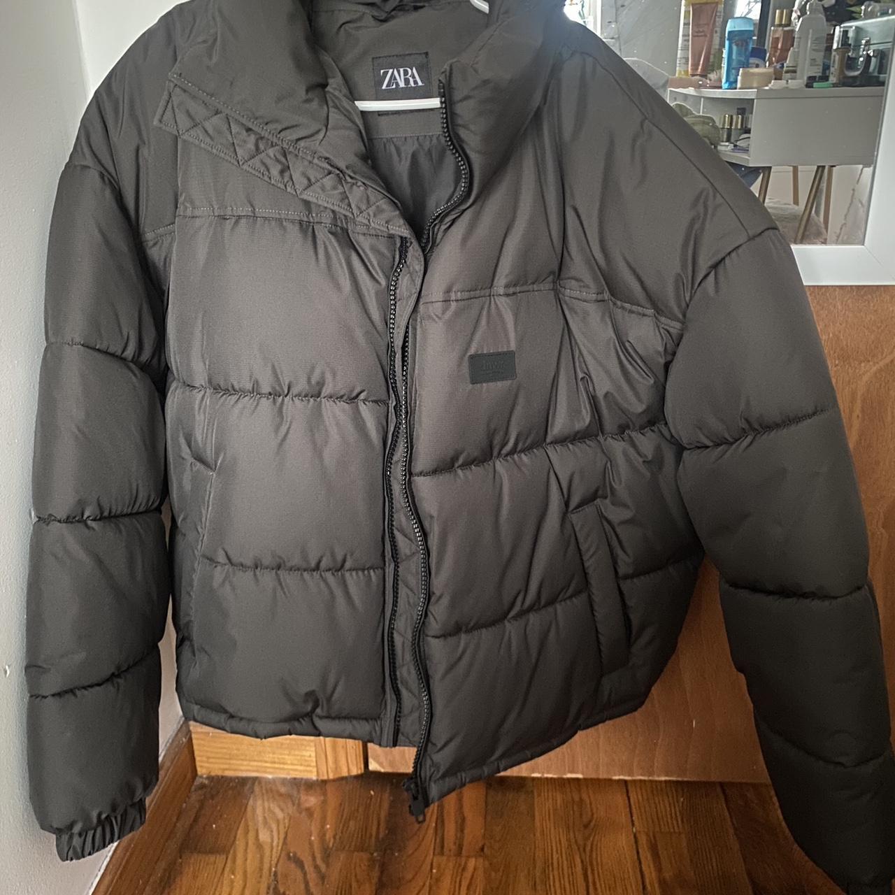 Zara Men's Grey Jacket Depop