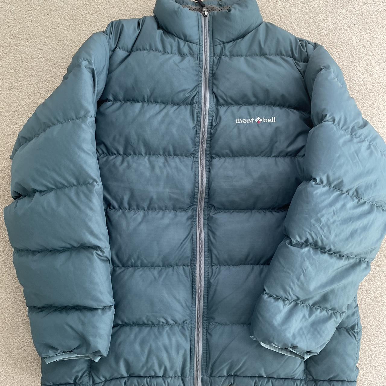 Montbell Puffer Size M Blue / Teal montbell down... - Depop