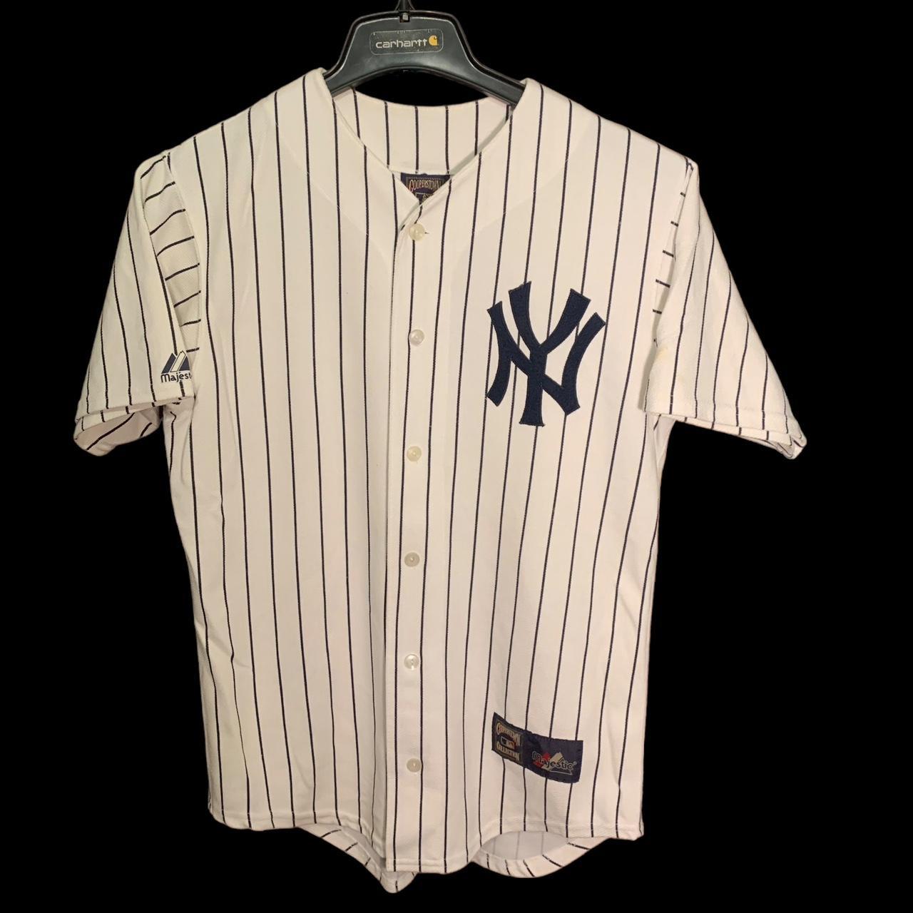 Men's New York Yankees Mickey Mantle Majestic Navy/White