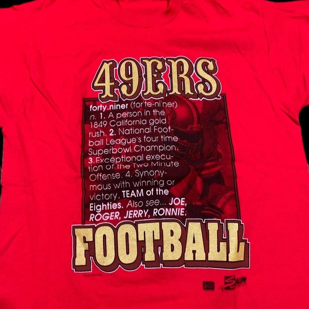 Vintage San Francisco 49ers Salem sportswear AOP - Depop