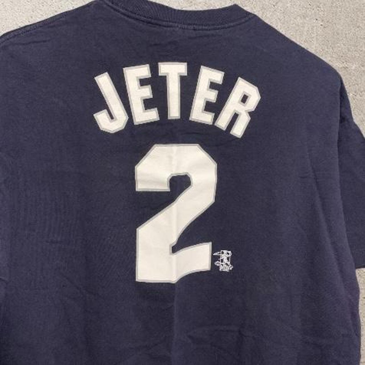 ✯ vintage derek jeter tshirt ✯ ☠︎ alt alternative - Depop