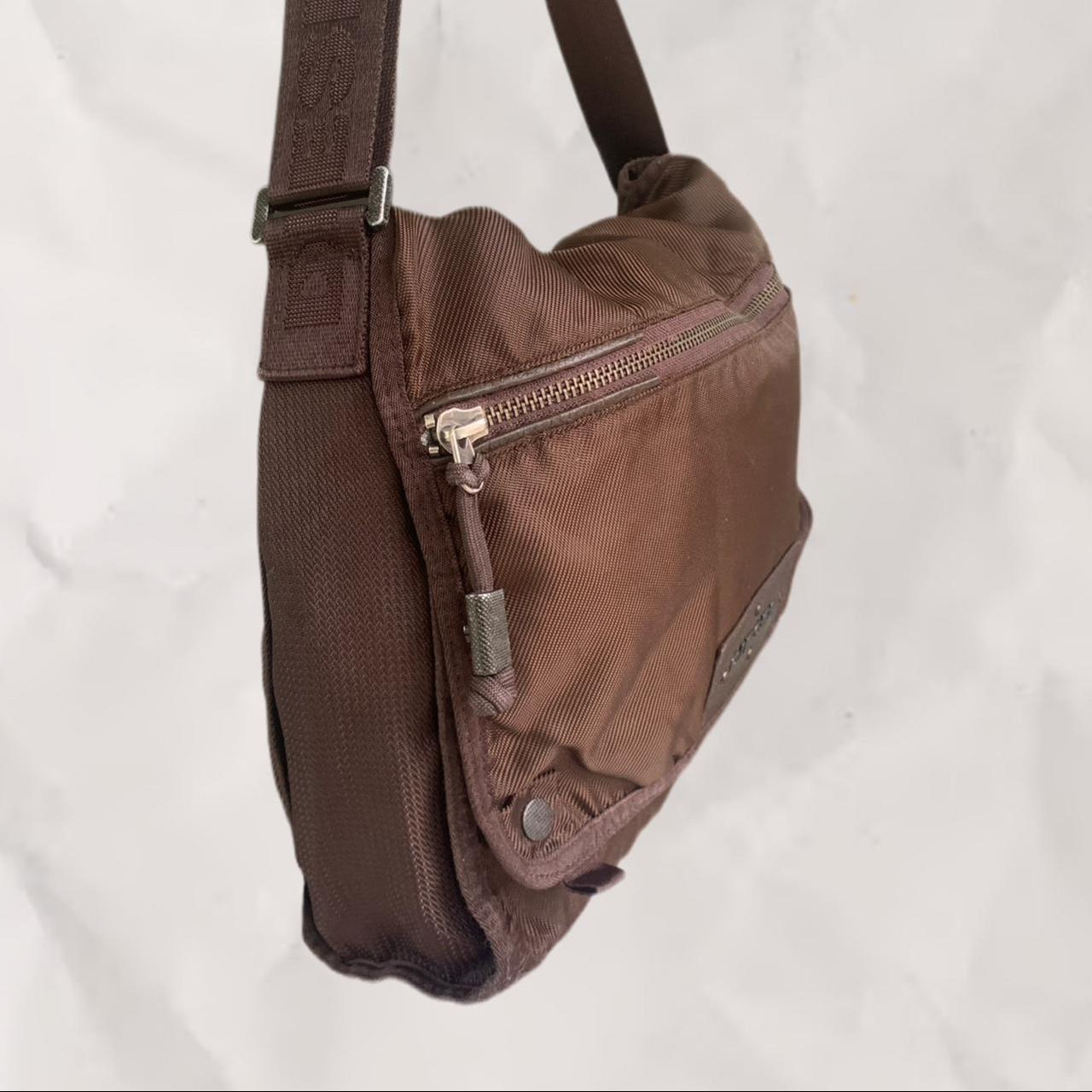 Vintage brown Diesel messenger bag Vintage nylon... Depop