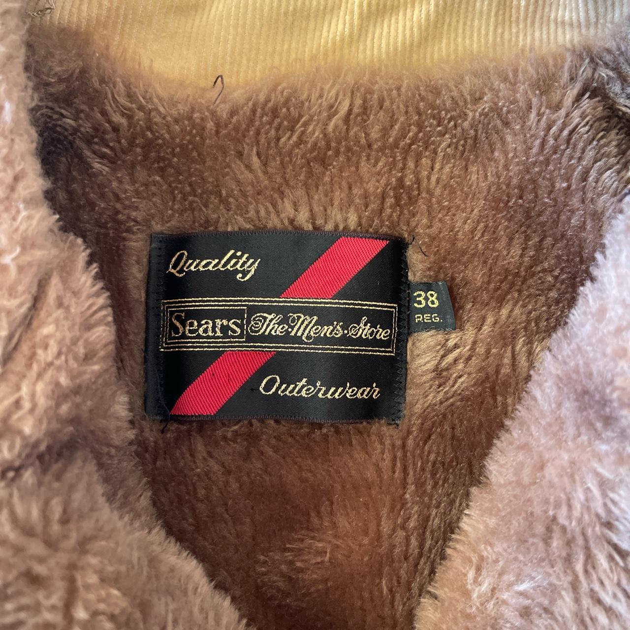 Sears Men's Tan and Brown Coat (3)