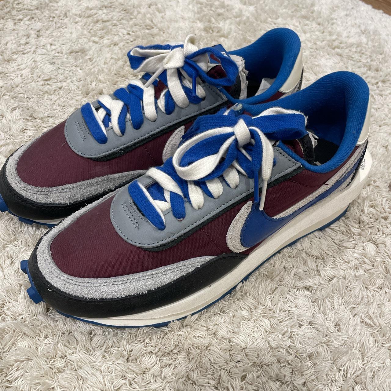 Burgundy and blue on sale trainers