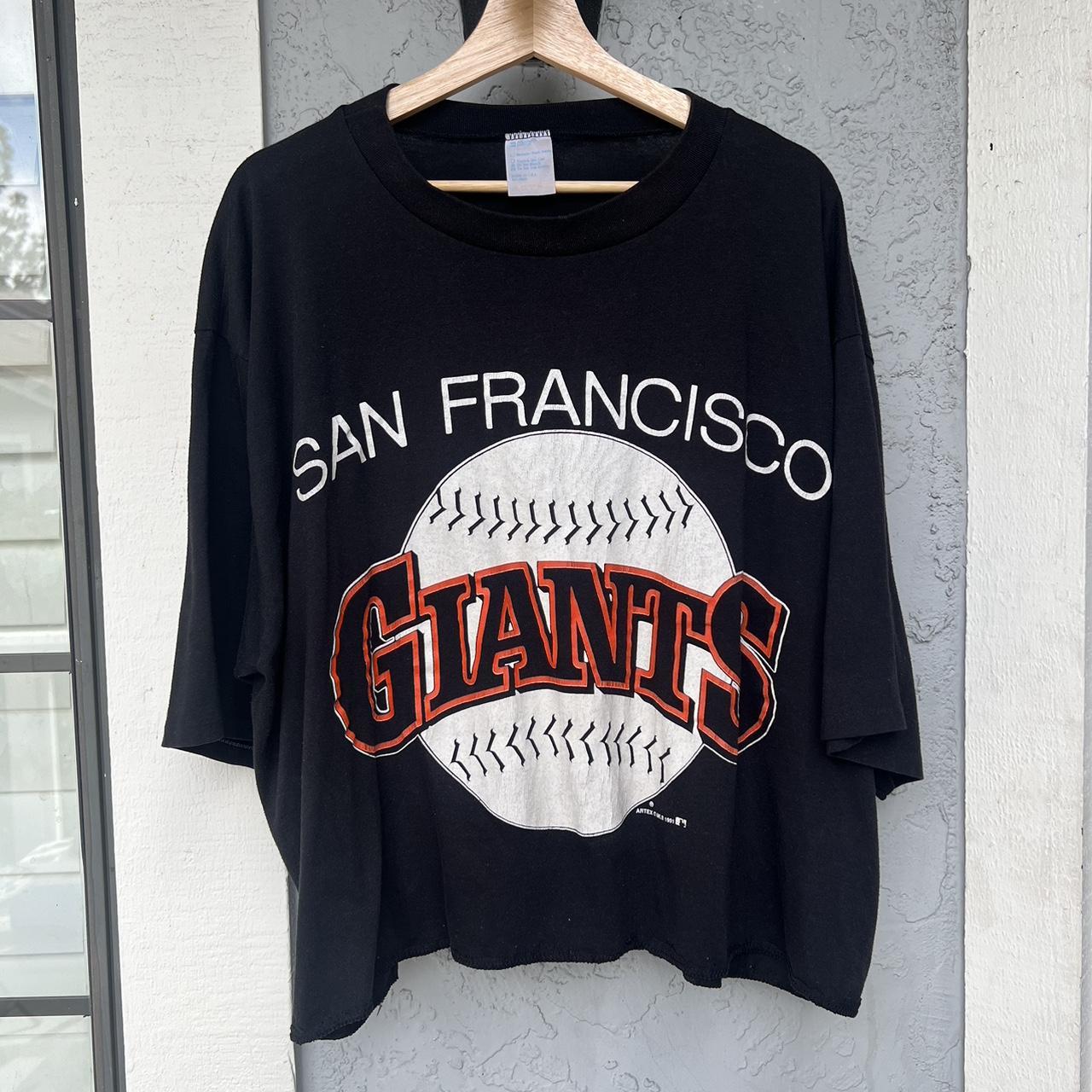 vintage san francisco giants Shirt 1990s Large All - Depop