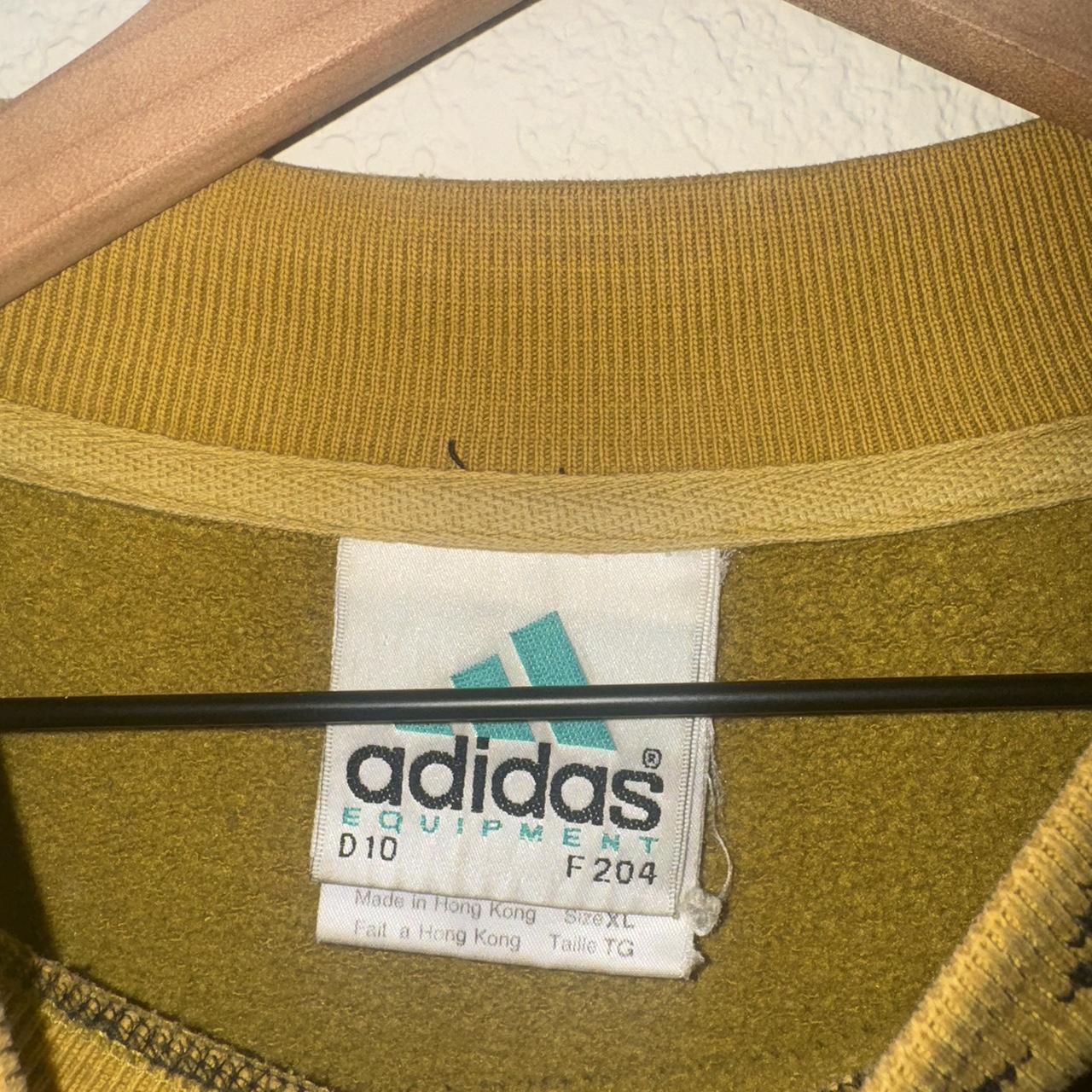✅90s 復刻 adidas EQUIPMENT mock neck sweat Vintage 90s Adidas Equipment Mock Neck Crewneck | Depop
