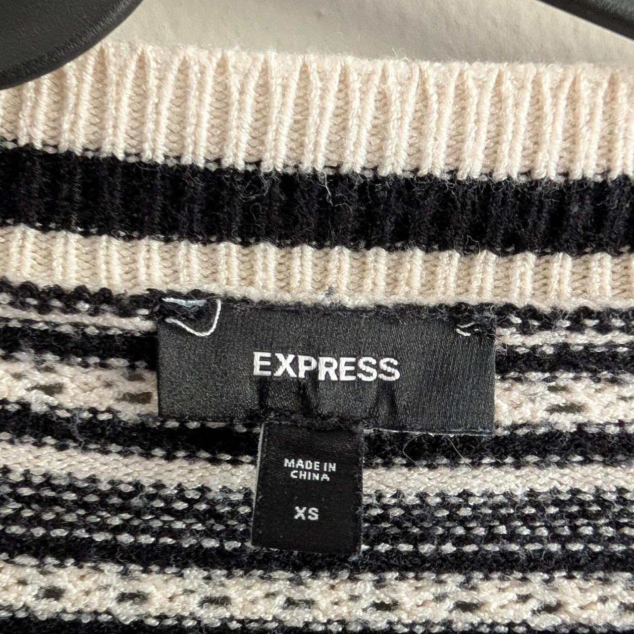 Express Women's Sweater - Multi/Black - XS – Expr… - image 3