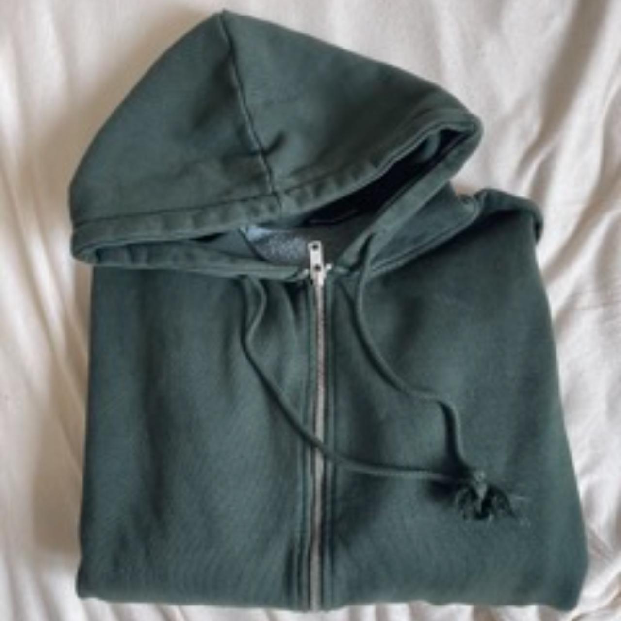 brandy melville green carla hoodie, Women's Fashion, Coats