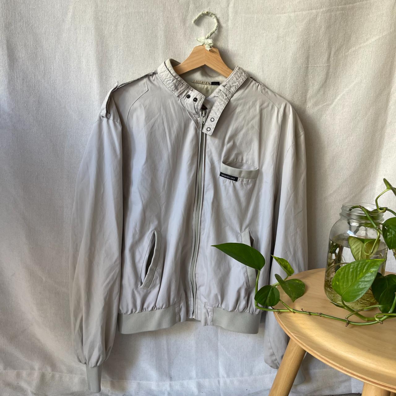 Light grey shop members only jacket