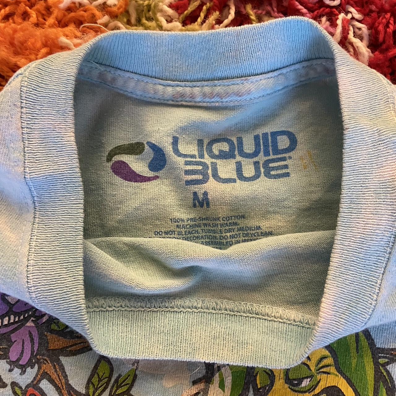 liquid blue Men’s Multi T-shirt | Depop