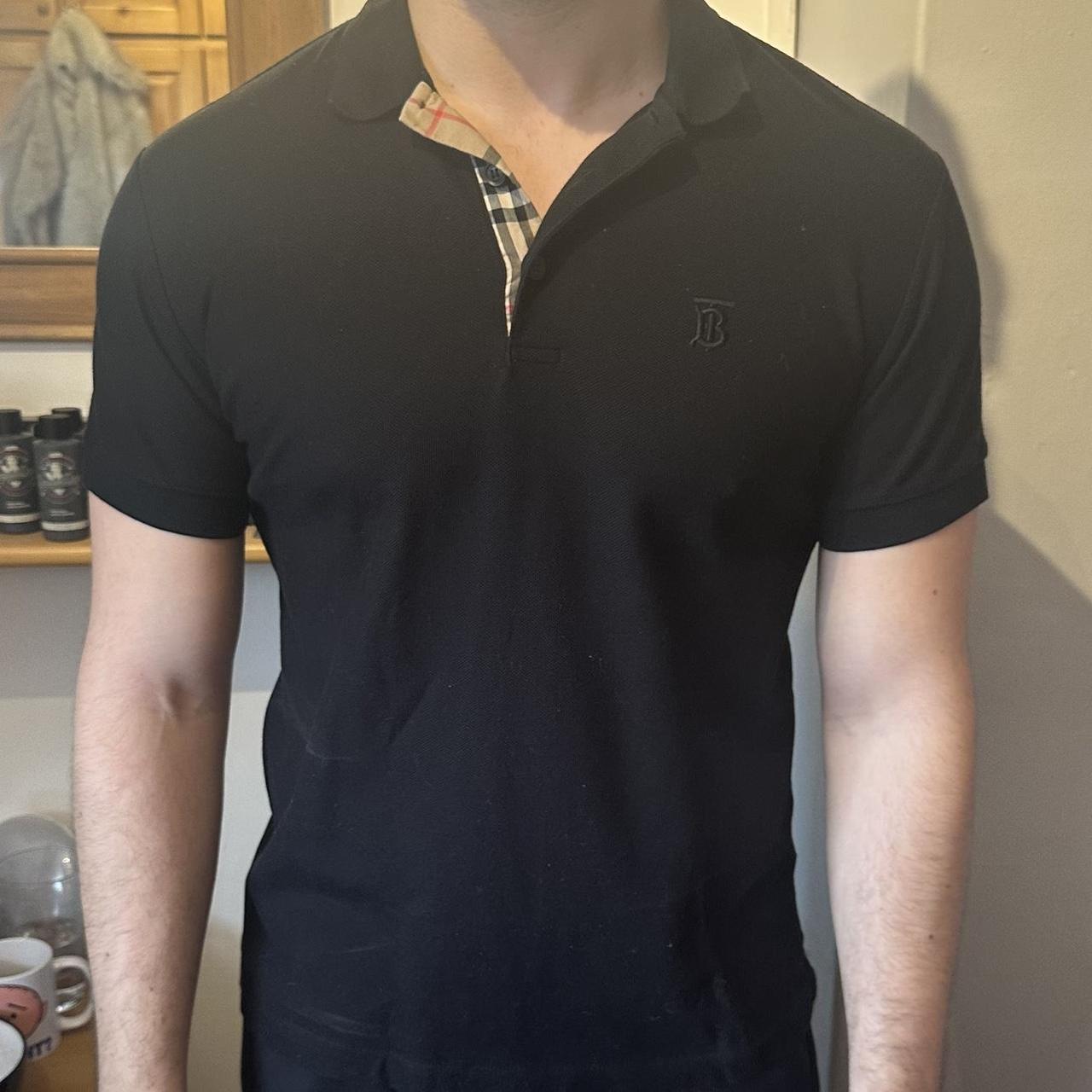 Burberry London men's black polo shirt cheapest size medium