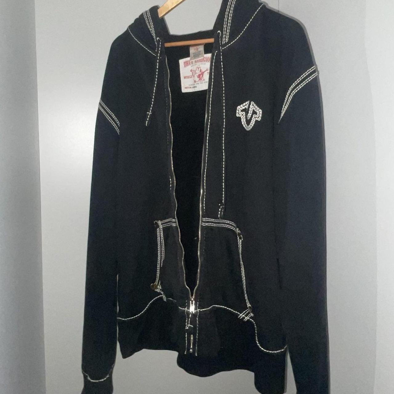 True religion shop double stitch hoodie