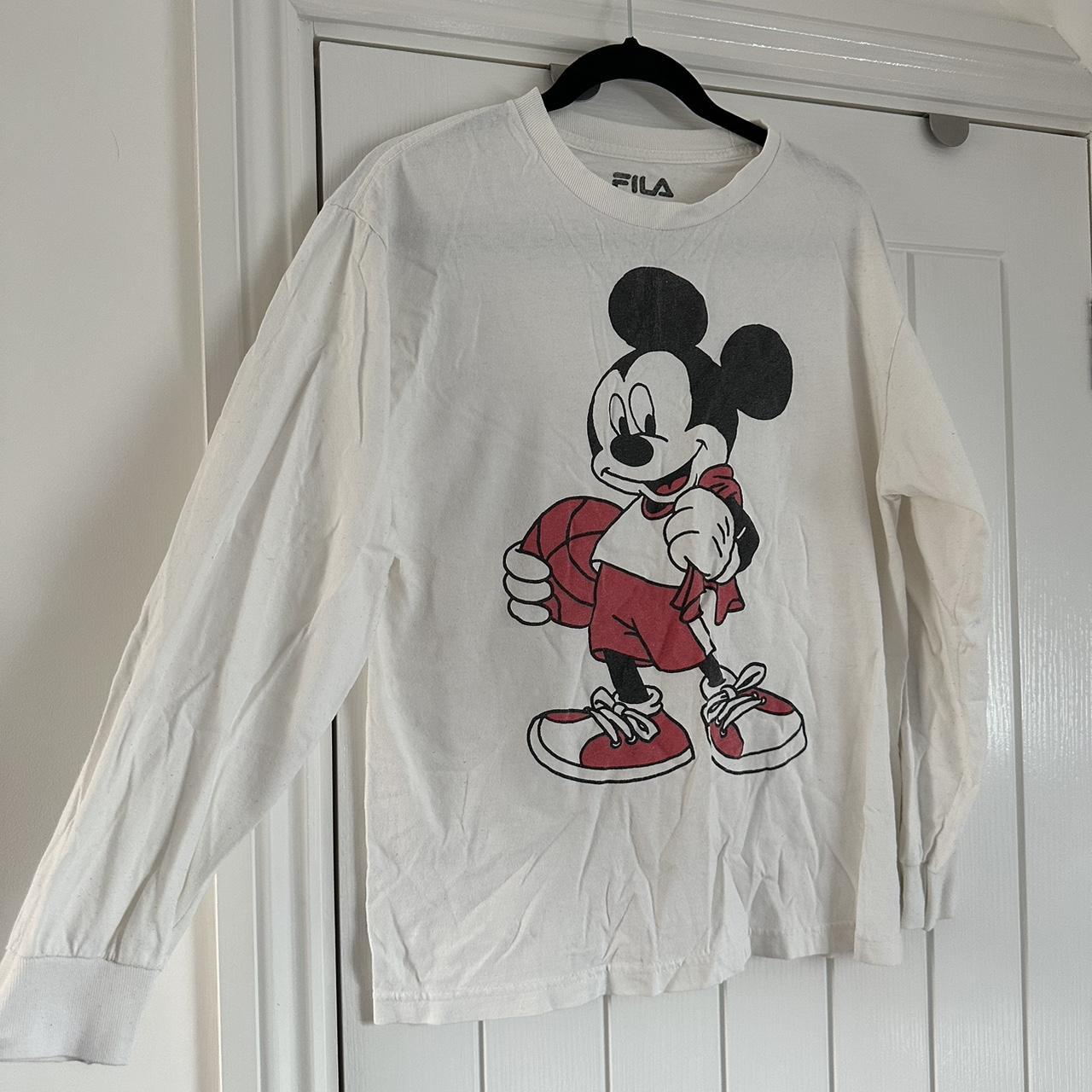 Mickey mouse fila shirt sale