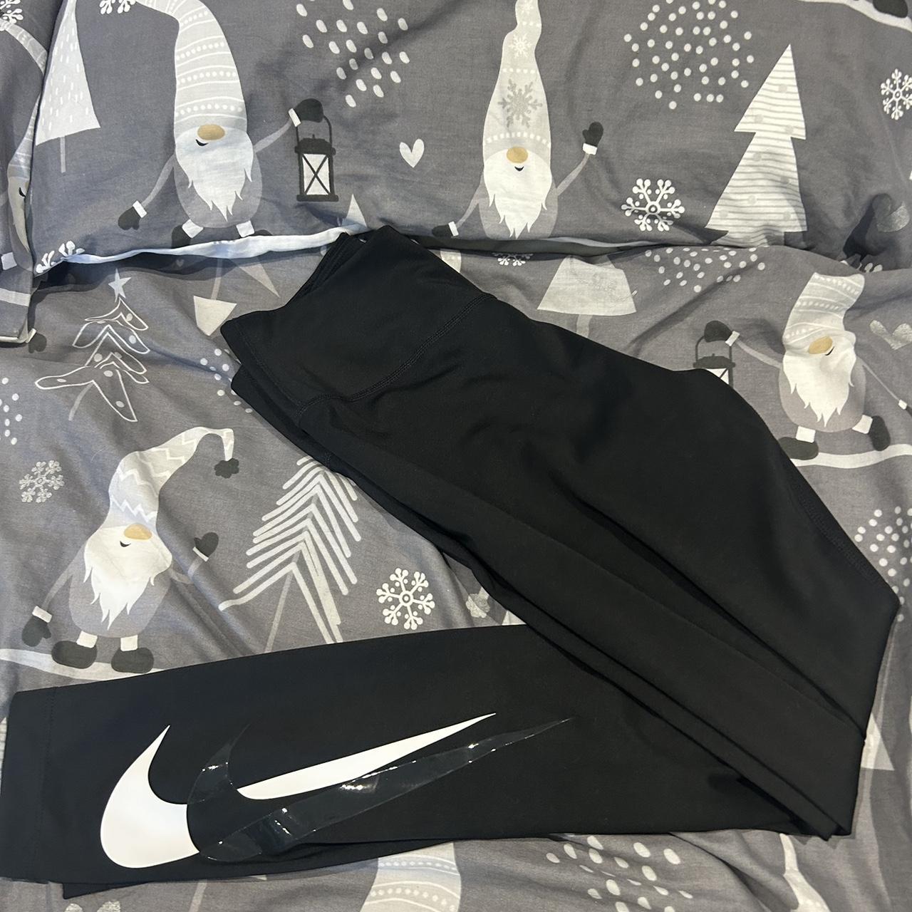 size small Nike leggings , RRP-£27 2 slight holes - Depop