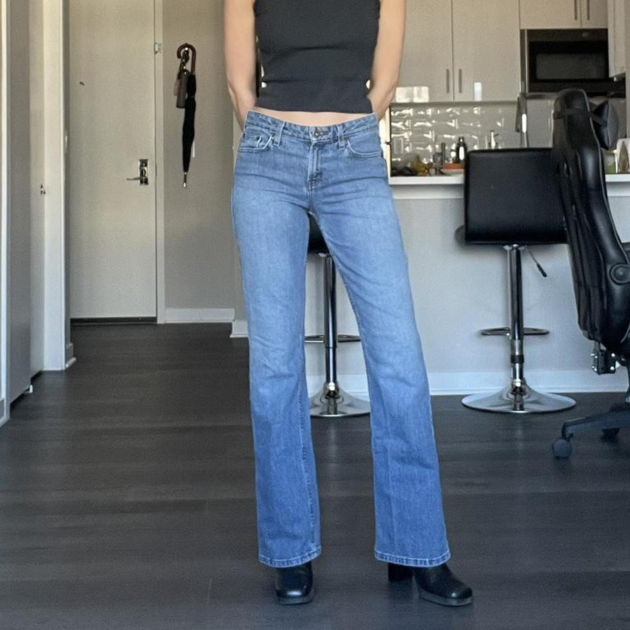 Vintage Y2K lei low-rise, bootcut jeans! “Sophia... - Depop