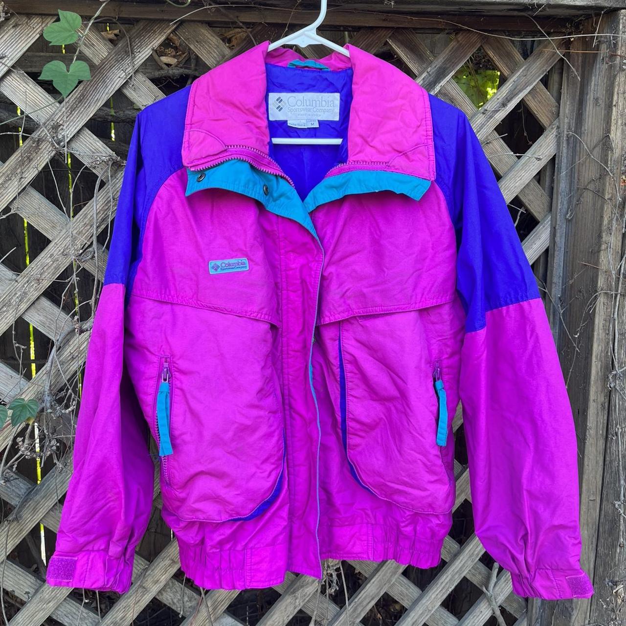 Columbia Sportswear Womens Pink And Purple Jacket Depop 5293