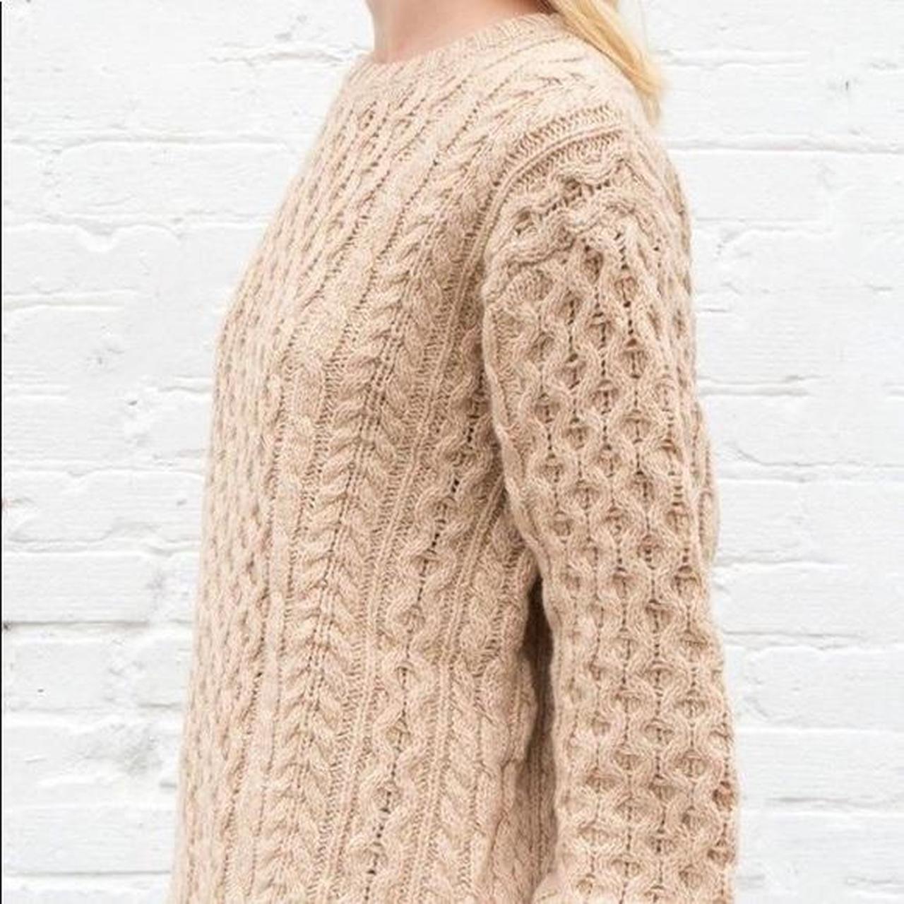 Winona Heavy Wool Cable Knit Sweater – Brandy Melville