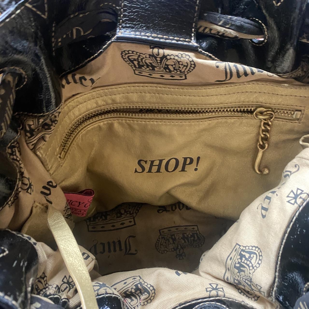 Juicy Couture Y2K day dreamer brown bag Velour... - Depop