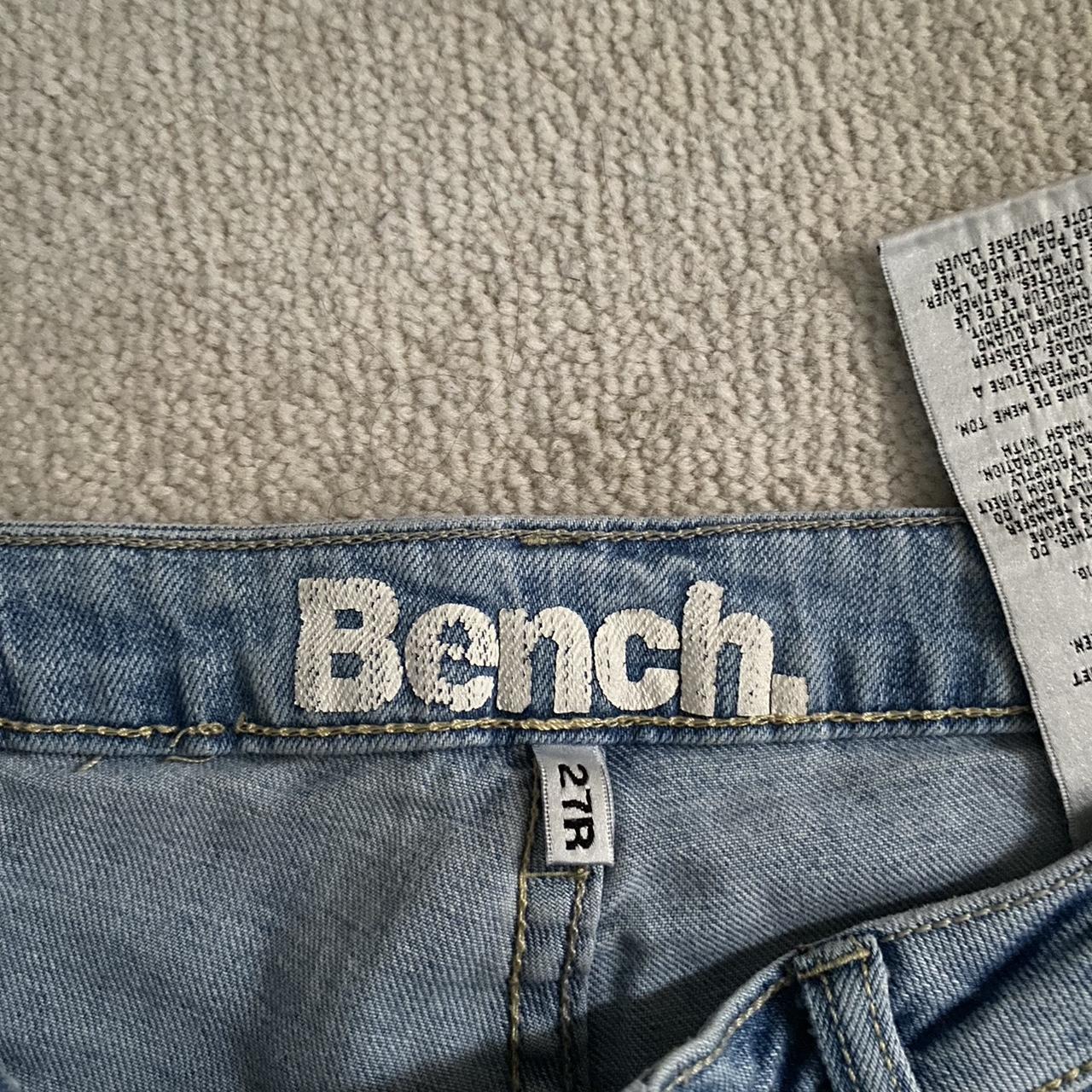 vintage bench light wash bootcut jeans size 27R - Depop