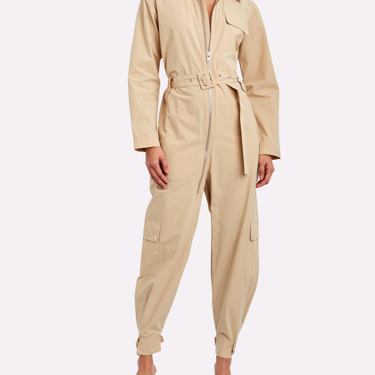 Beautiful Gestuz cream workwear jumpsuit. Lovely... Depop