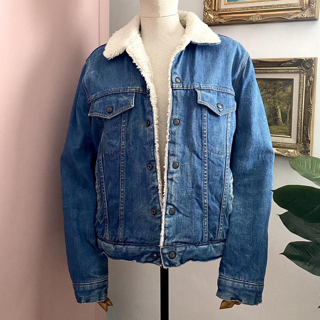 Vintage 1980s Oversized Denim Jacket Fantastic... - Depop