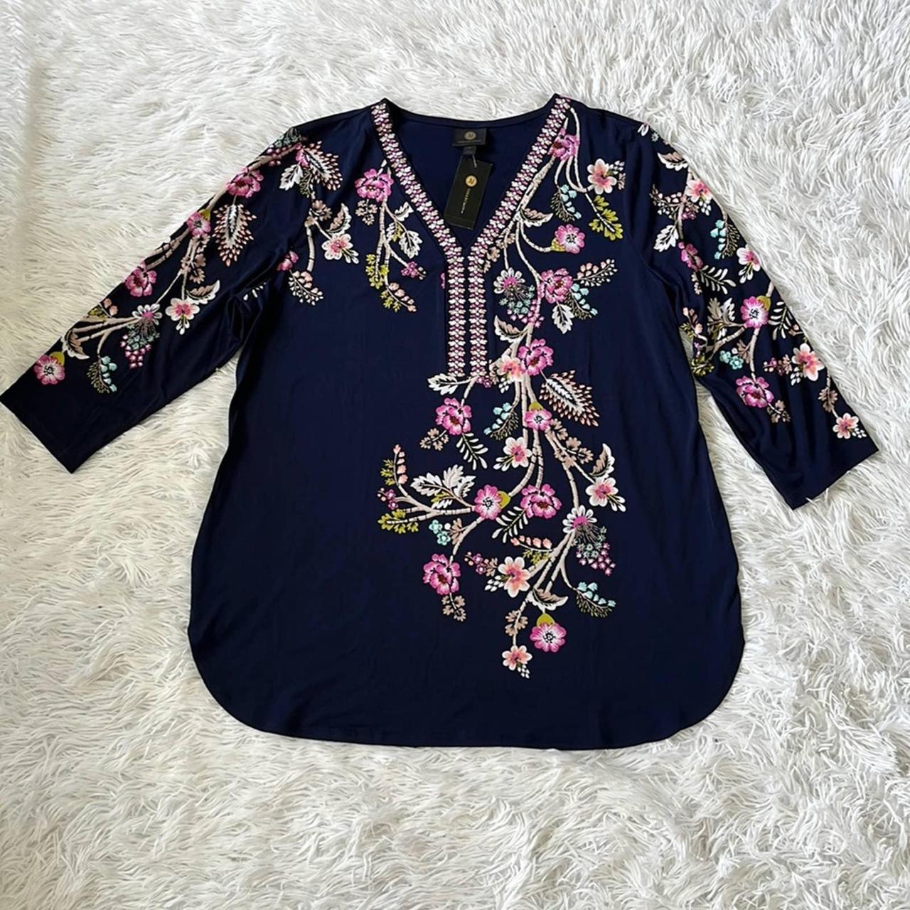 Jm collection tunic sales tops