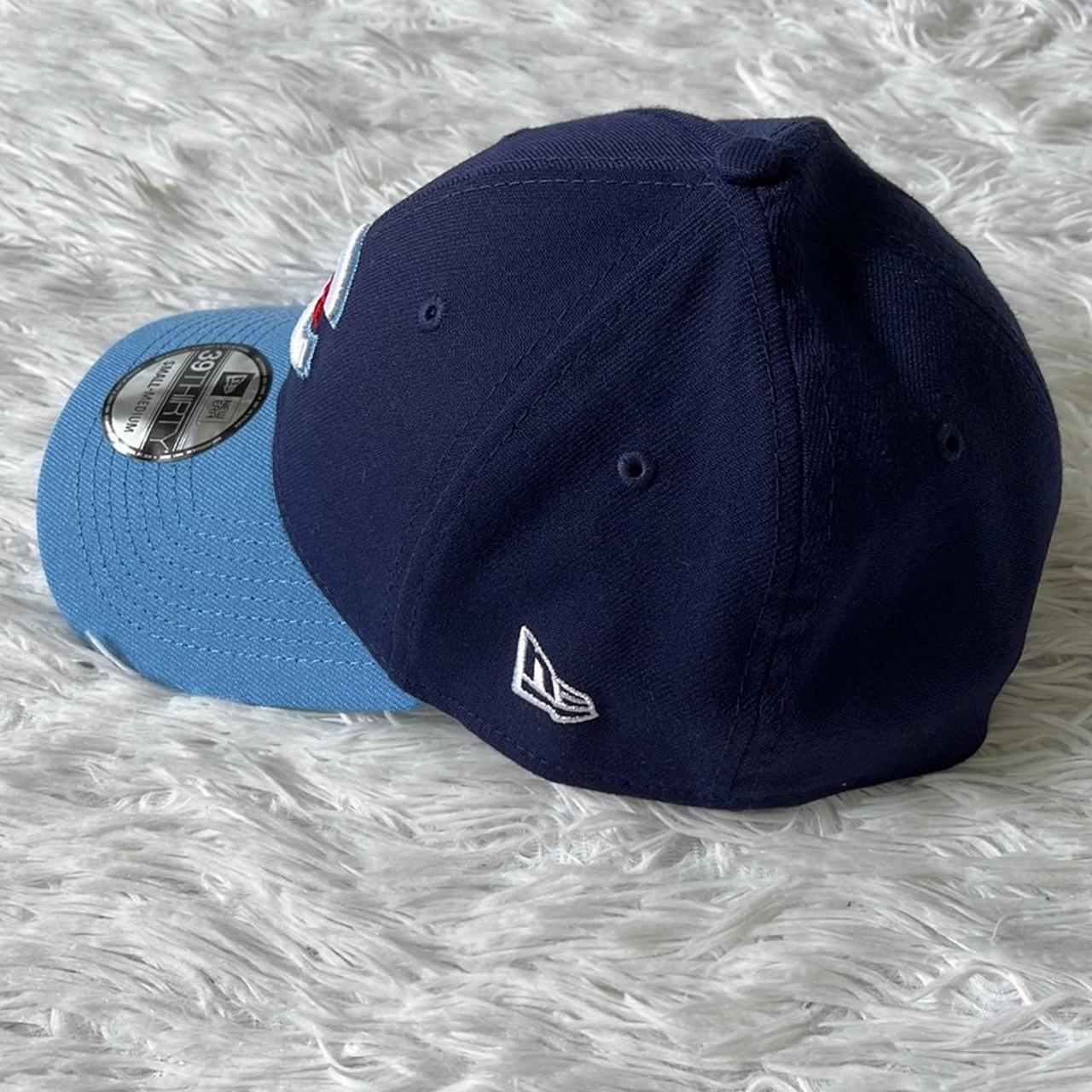 Men's Chicago Cubs New Era Navy/Light Blue 2021 City Connect 39THIRTY Flex  Hat