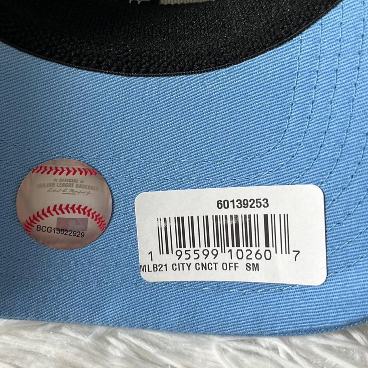 Men's Chicago Cubs New Era Navy/Light Blue 2021 City Connect 39THIRTY Flex  Hat