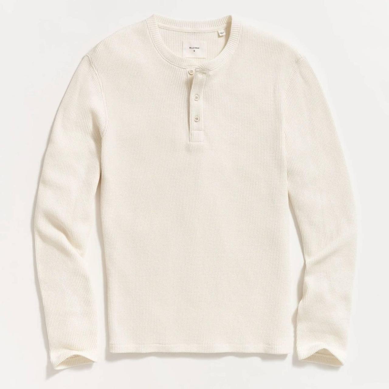 BILLY REID MEN S LONG SLEEVE WAFFLE HENLEY IN TINTED