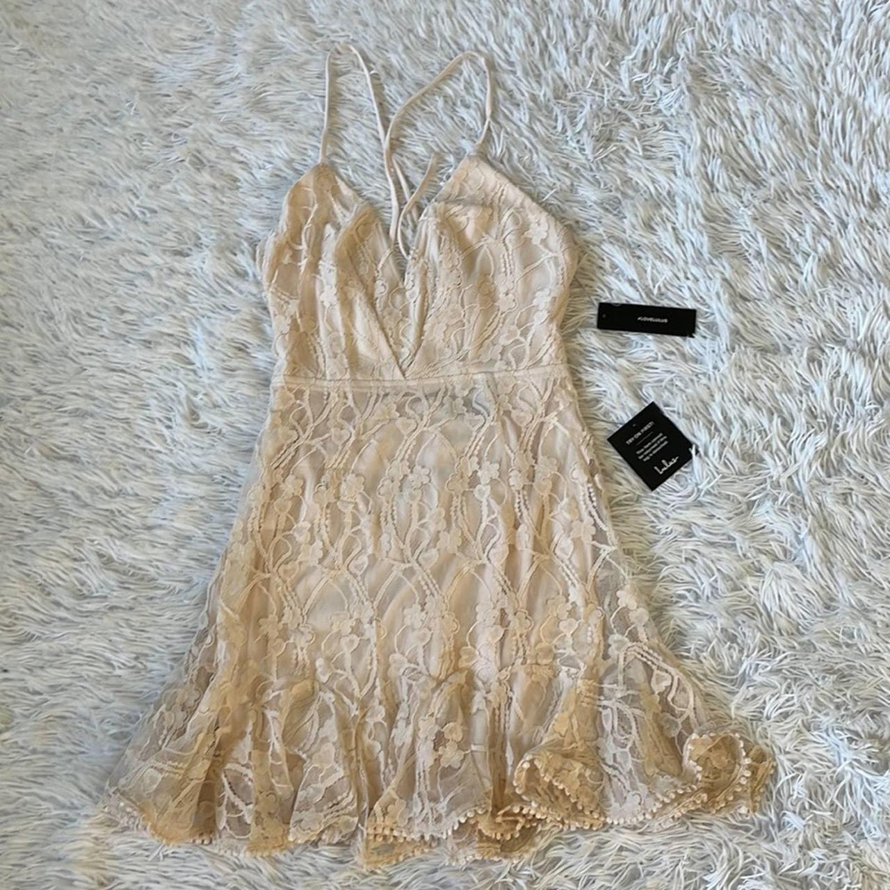 Cute White Lace Dress - Ruffled Lace Mini Dress - Ruffled Dress - Lulus
