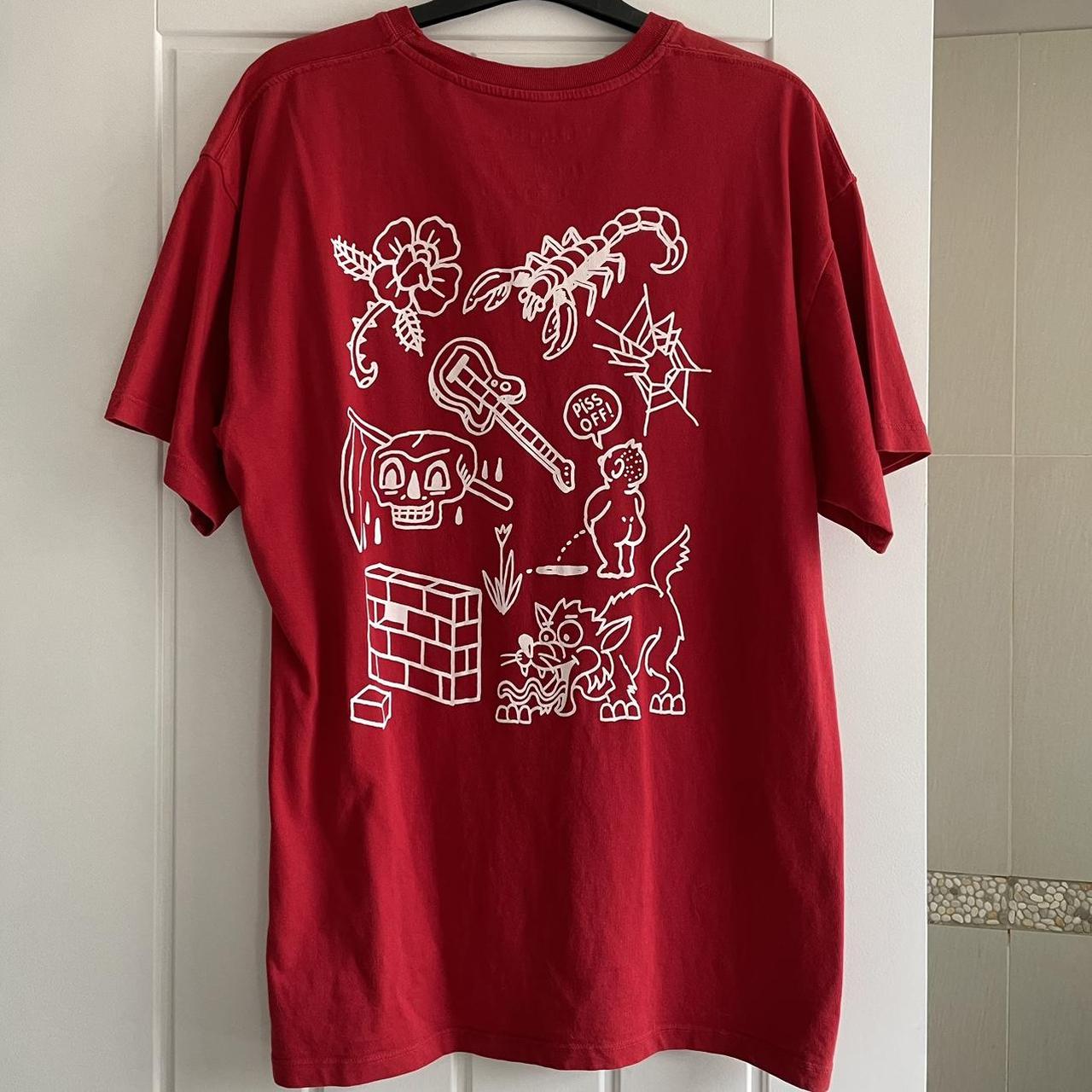 official pull&bear finn wolfhard stranger things... Depop