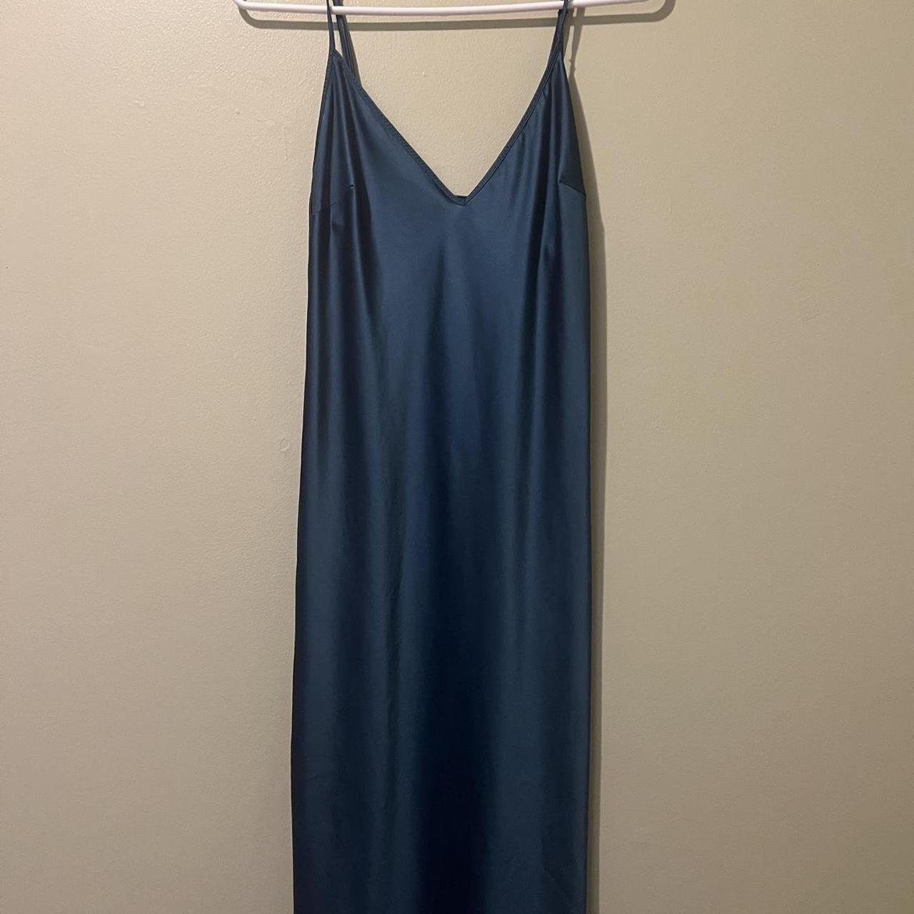 Beautiful, flattering midi satin slip dress from... - Depop