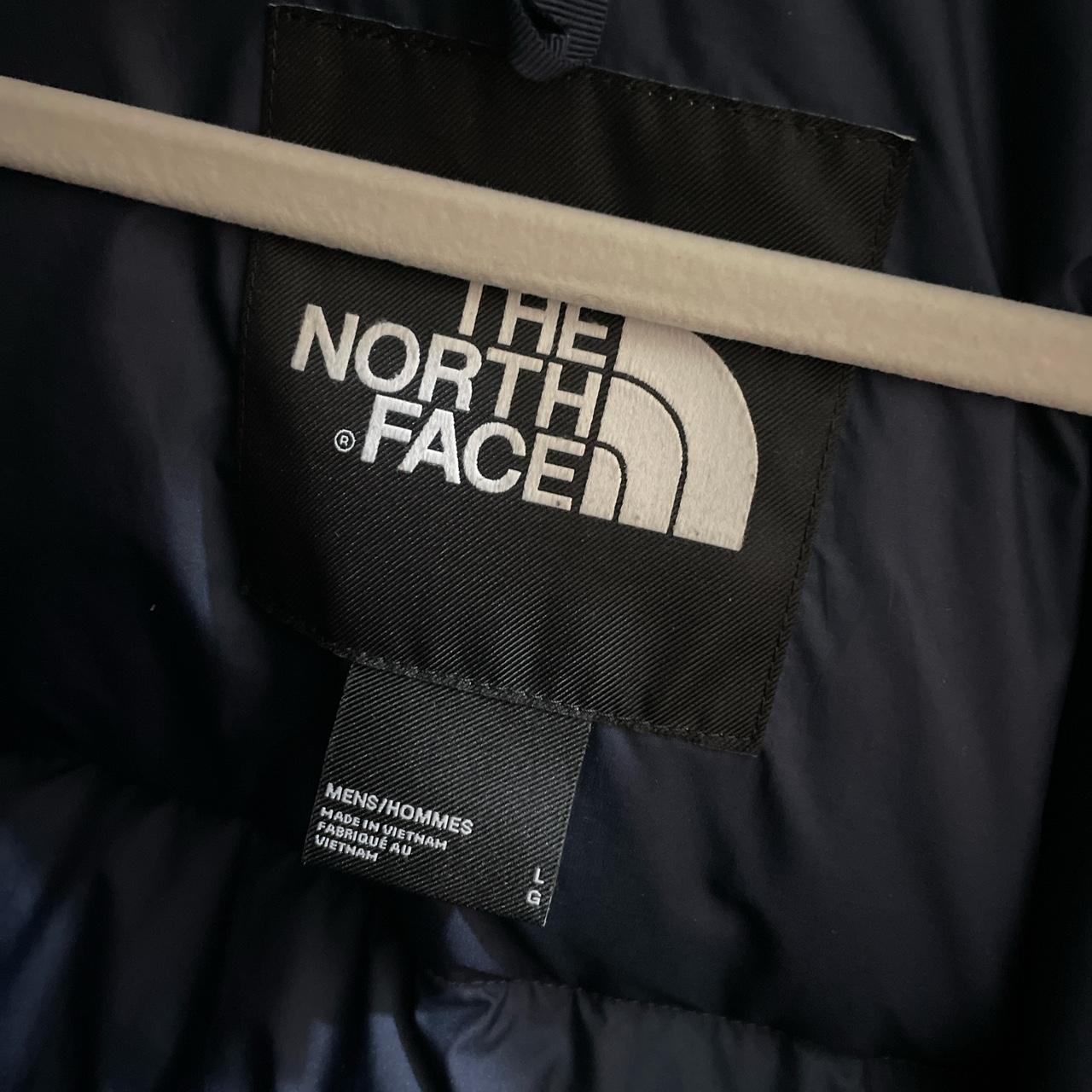 North Face Down Puffer Jacket Blue Large Bought... - Depop