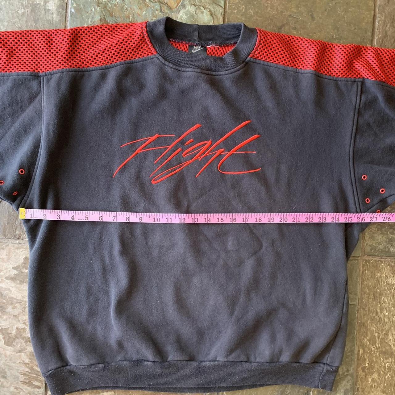 1989 Jordan Nike Flight Pullover Sweater, Mesh Arms,...