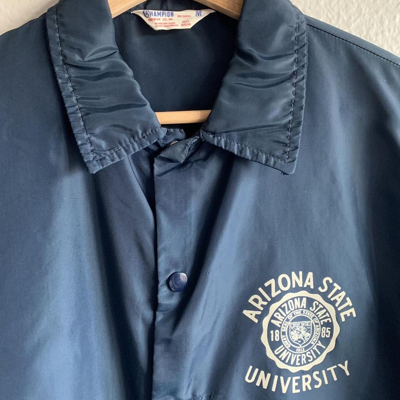 Arizona Grey Coach Jacket Starter Retro Logo Arizona Cardinals