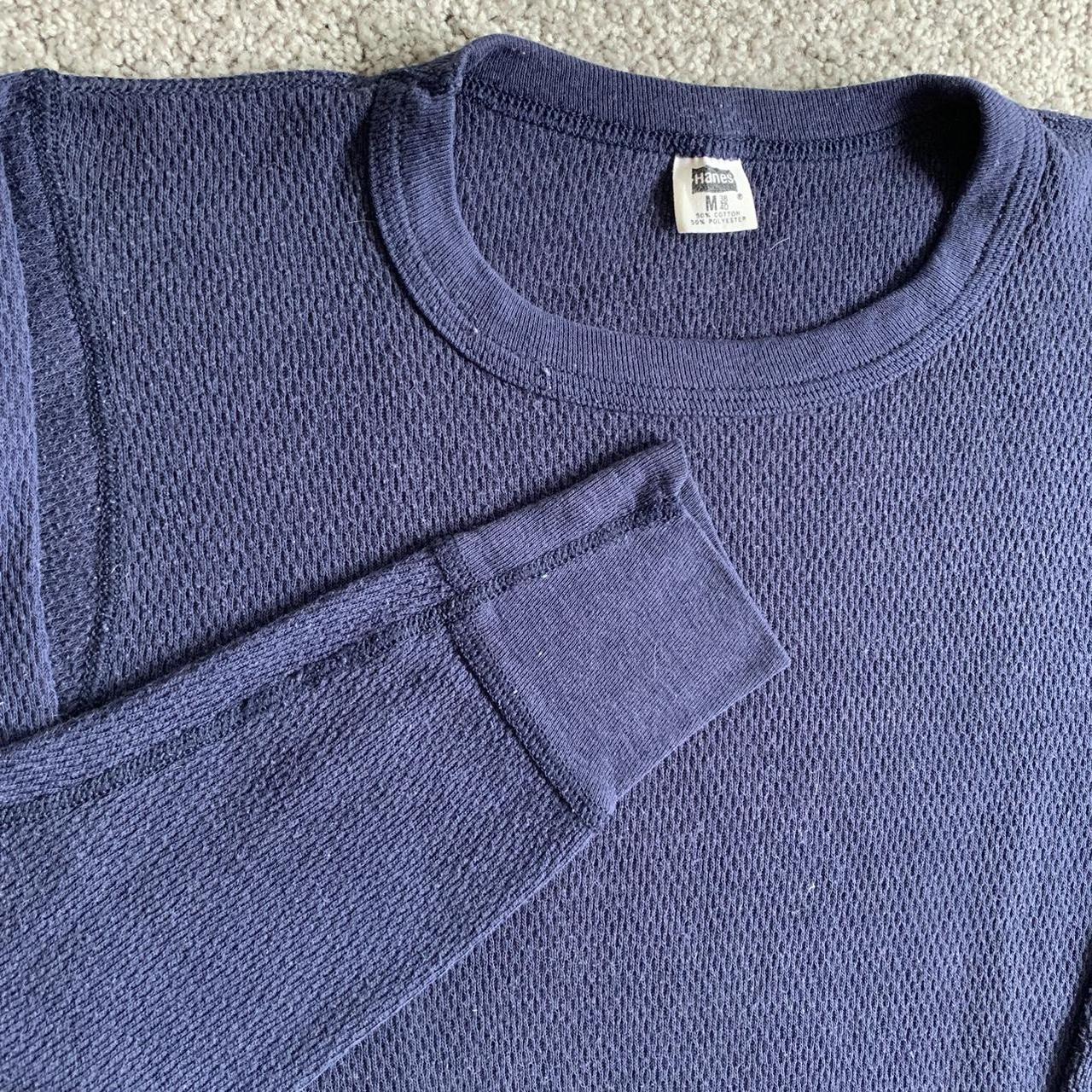 Hanes waffle knit thermal best sale